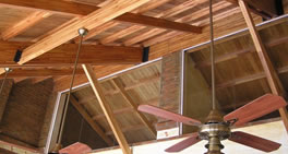 Fotos techos de madera laminada